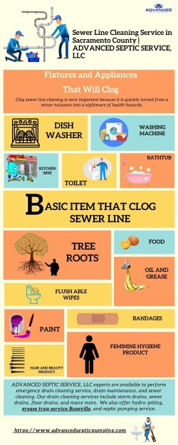 Sewer Line Cleaning Service in Sacramento County | ADVANCED SEPTIC SERVICE, LLC