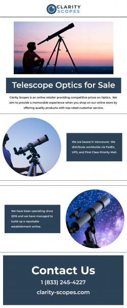 Telescope Optics For Sale At Clarity-Scopes – Get The Best Offer