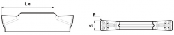 PARTING AND GROOVING INSERT