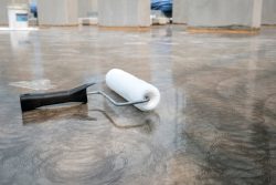 The epoxy floor coating process