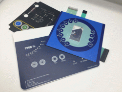 luminated LED Membrane Switch with LED Insert