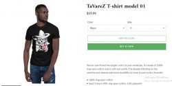 Camiseta Tavarez Modelo 01