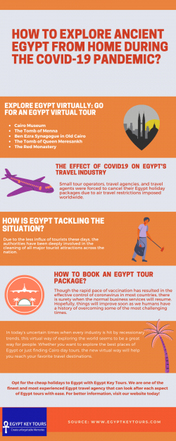 How to Explore Ancient Egypt From Home During the COVID-19 Pandemic?