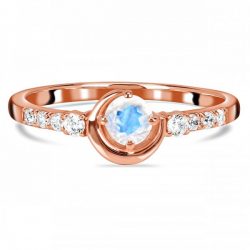 Rose Gold Moonstone Rings Online at Rananjay Exports