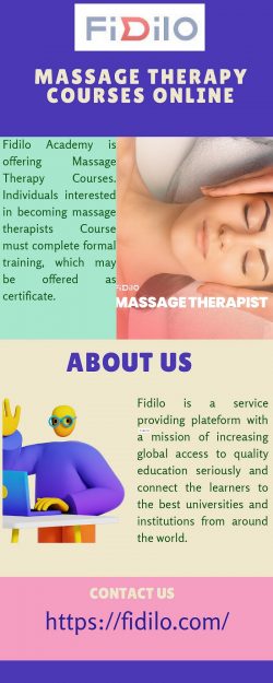 Massage Therapy Courses Online