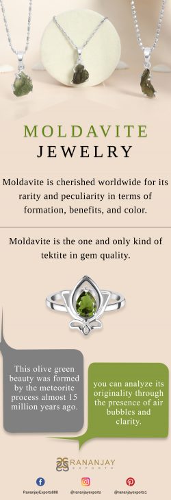 Genuine Wholesale Sterling Silver Moldavite Jewelry