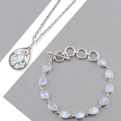 Real Wholesale Sterling Silver Moonstone Jewelry