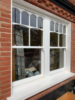 Top quality timber sash windows