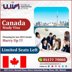 Planning for Jan 2022 intake for Canada Study