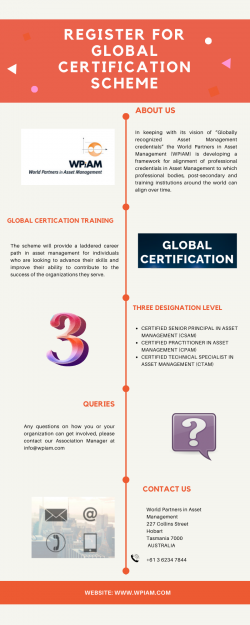 REGISTER FOR GLOBAL CERTIFICATION SCHEME