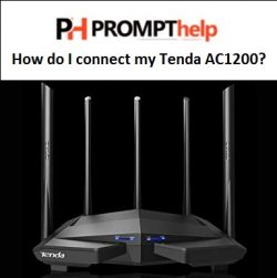 How do I connect my Tenda AC1200?