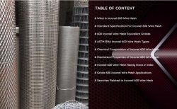 Inconel 600 Wire Mesh