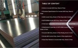 Inconel 600 Strip, Sheet & Plate