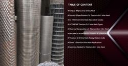 TITANIUM GR. 2 WIRE MESH