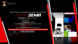 Exhibit In SEMA Show with Sensations Exhibits