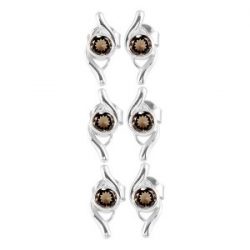 Sterling Silver Smoky Quartz Jewelry.