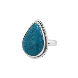 Blue genuine Sterling Silver Turquoise Rings at Wholesale Prices