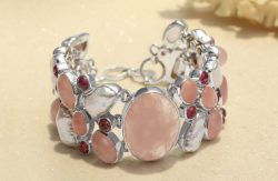 Handmade Natural Rose Quartz Jewelry