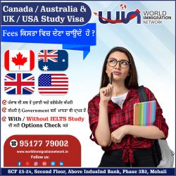 Canada / Australia / UK / USA Study Visa