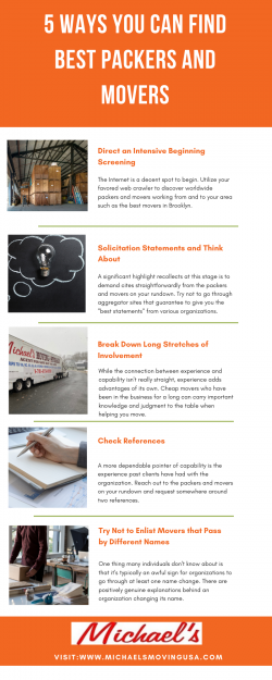 5 Ways You Can Find Best Packers and Movers