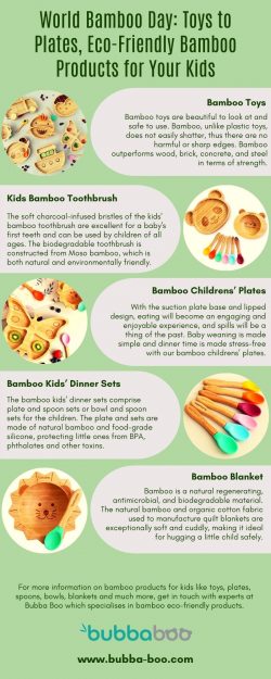 World Bamboo Day: Toys to Plates, Eco-Friendly Bamboo Products for Your Kids