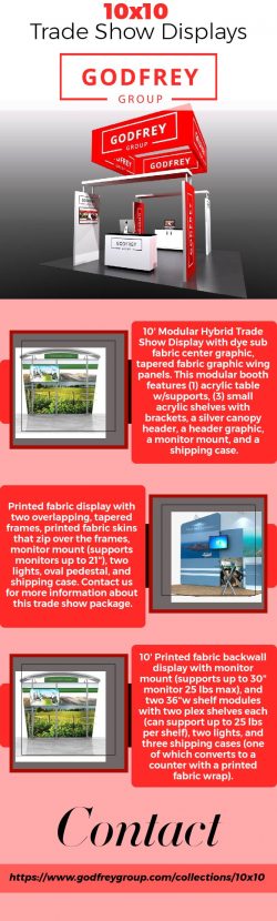 10×10 Trade Show Displays – Godfrey Group