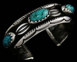 JOCK FAVOUR FOX TURQUOISE INGOT BRACELET