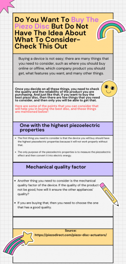 Piezo Disc-Mechanical quality factor