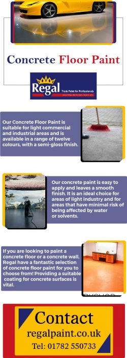 Buy Single Pack Concrete Floor Paint At RegalPaint