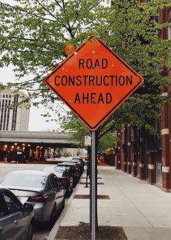 Construction Signs in Detroit