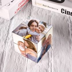 Custom Photo Rubik’s Cube For Kids DIY Multiphoto Cube 3 Sets of Sticker