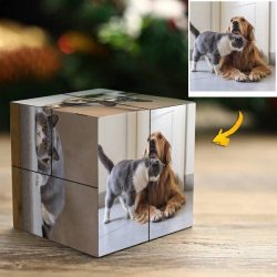 Custom Photo Rubik’s Cube Lovely Pet Gift DIY Multiphoto Cube