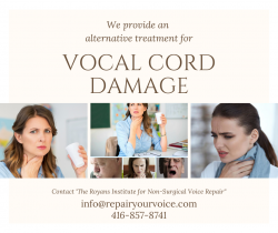 Avail The Non-Surgical Treatment To Rectify Vocal Cord Injury