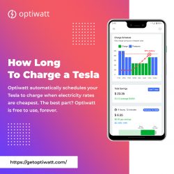 How long to charge a Tesla- Optiwatt