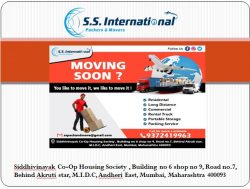 Packers and movers in Bandra