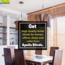 Roller blinds from Apollo Blinds