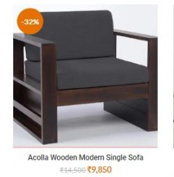 wooden sofa set