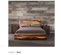 Sheesham Wood Bed Online