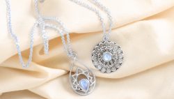 Genuine Sterling Silver Moonstone Jewelry