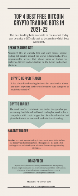 Top 4 Best Free Bitcoin Crypto Trading Bots in 2021-22