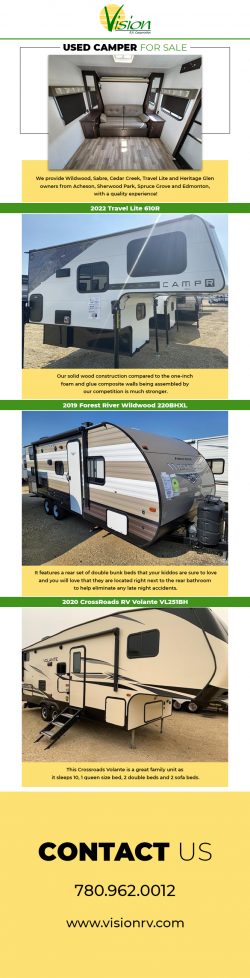 Used Camper for Sale – Vision RV