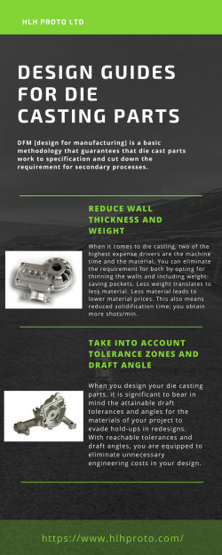 Design guides for Die Casting Parts