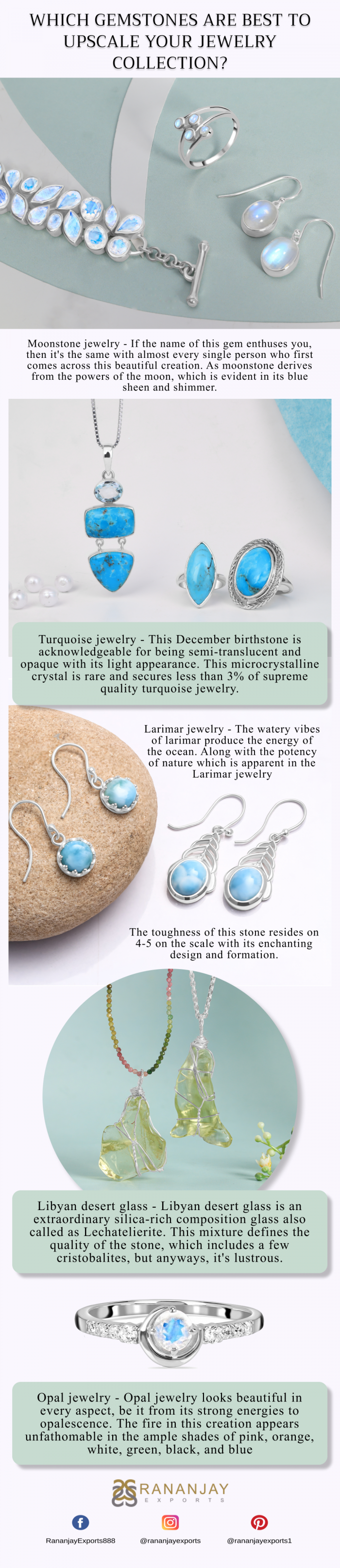 Which gemstones are best to upscale your jewelry collection?