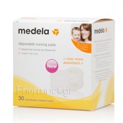 Medela Επιθέματα Στήθους Μιας Χρήσης Λευκά Disposable