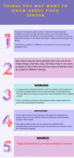 Piezoelectric Sensor-What Can Do With It