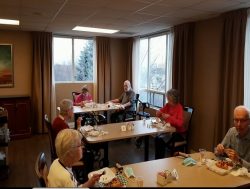 Pizza and Wing meal at Queens Avenue Retirement Residence