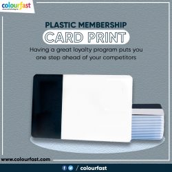 Plastic Membership Card Print