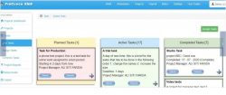 Online project management system