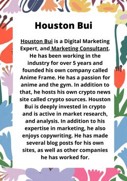 Houston Bui an Honest & Results-Driven Digital Marketer