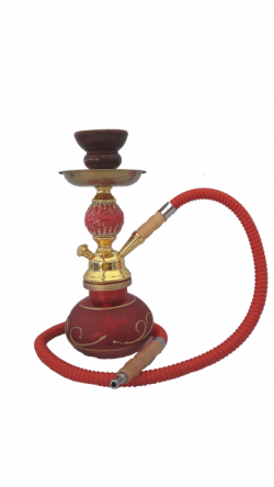 Golden Ball Small Hookah Pipe